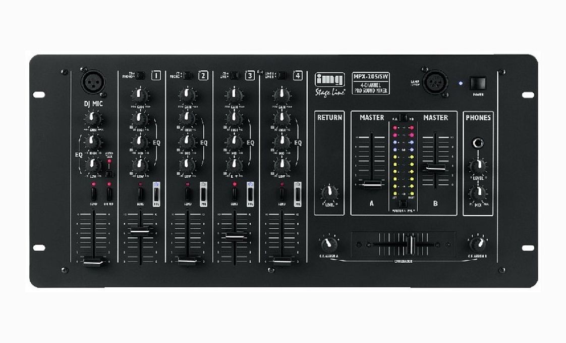 Monacor MPX-205/SW - mikser DJ Monacor MPX-205/SW - mikser DJ