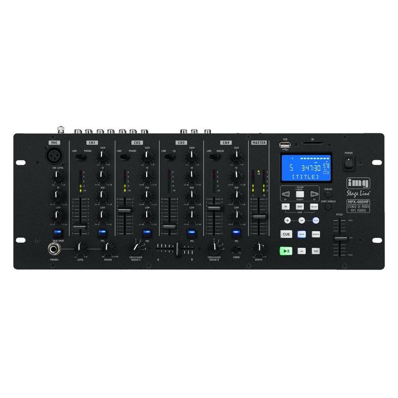 Monacor MPX-40DMP - mikser DJ z odtwarzaczem MP3 / USB / SD / MMC Monacor MPX-40DMP - mikser DJ z odtwarzaczem MP3 / USB / SD / MMC