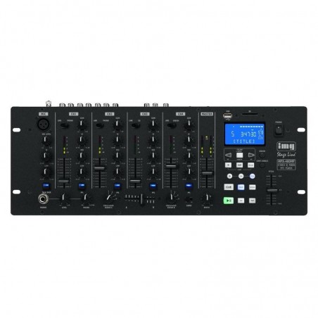Monacor MPX-40DMP - mikser DJ z odtwarzaczem MP3 / USB / SD / MMC