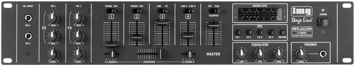 IMG Stage Line MPX-622/SW - mikser DJ IMG Stage Line MPX-622/SW - mikser DJ