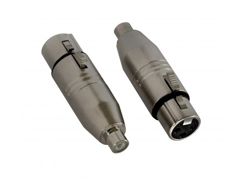JB Systems RCA F / XLR F - przejściówka / adapter JB Systems RCA F / XLR F - przejściówka / adapter