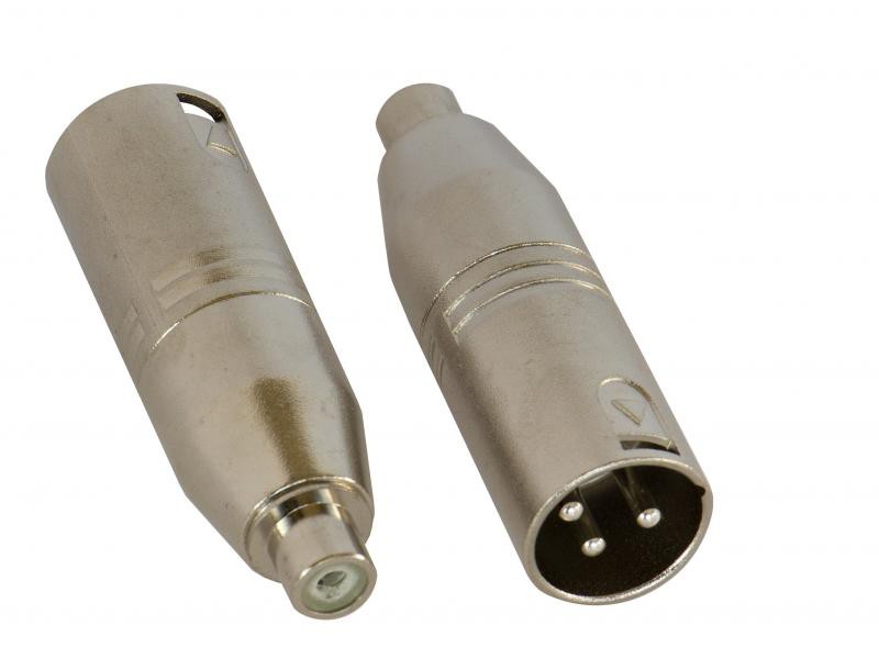 JB Systems RCA F/ XLR M - przejściówka / adapter JB Systems RCA F/ XLR M - przejściówka / adapter