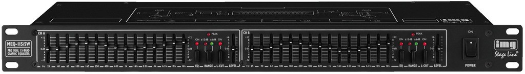 IMG Stage Line MEQ-115/SW - korektor graficzny IMG Stage Line MEQ-115/SW - korektor graficzny
