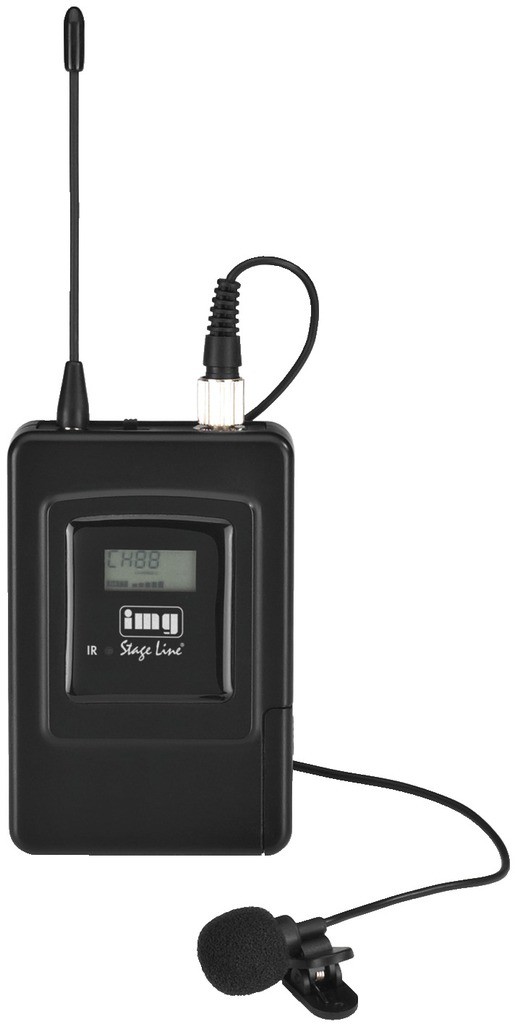 IMG Stage Line TXS-606LT - mikrofon krawatowy z nadajnikiem wieloczęstotliwościowym