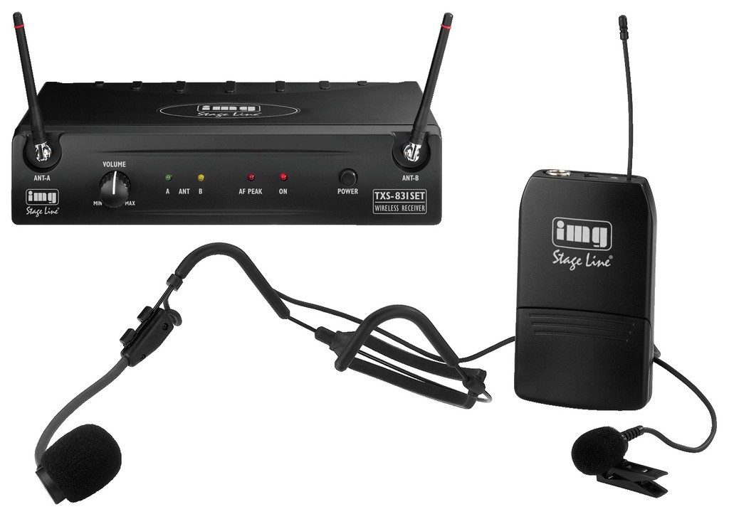 IMG Stage Line TXS-831SET - system bezprzewodowy podwójny IMG Stage Line TXS-831SET - system bezprzewodowy podwójny