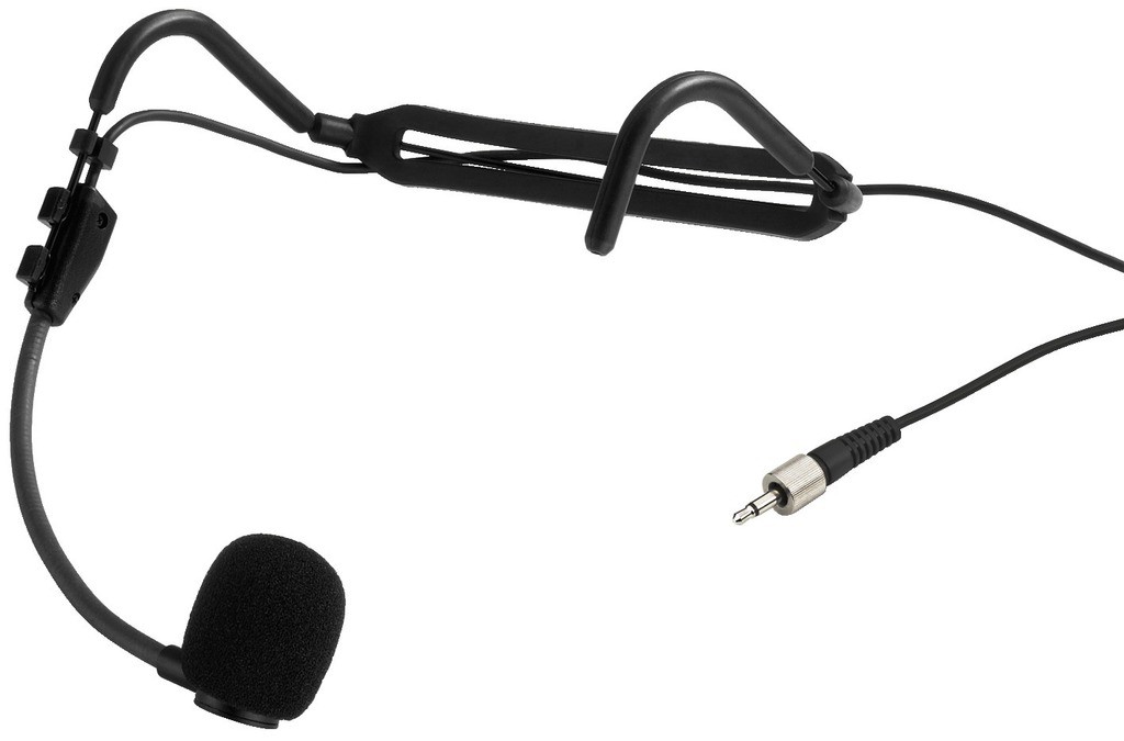 Monacor HSE-821SX - elektretowy mikrofon nagłowny