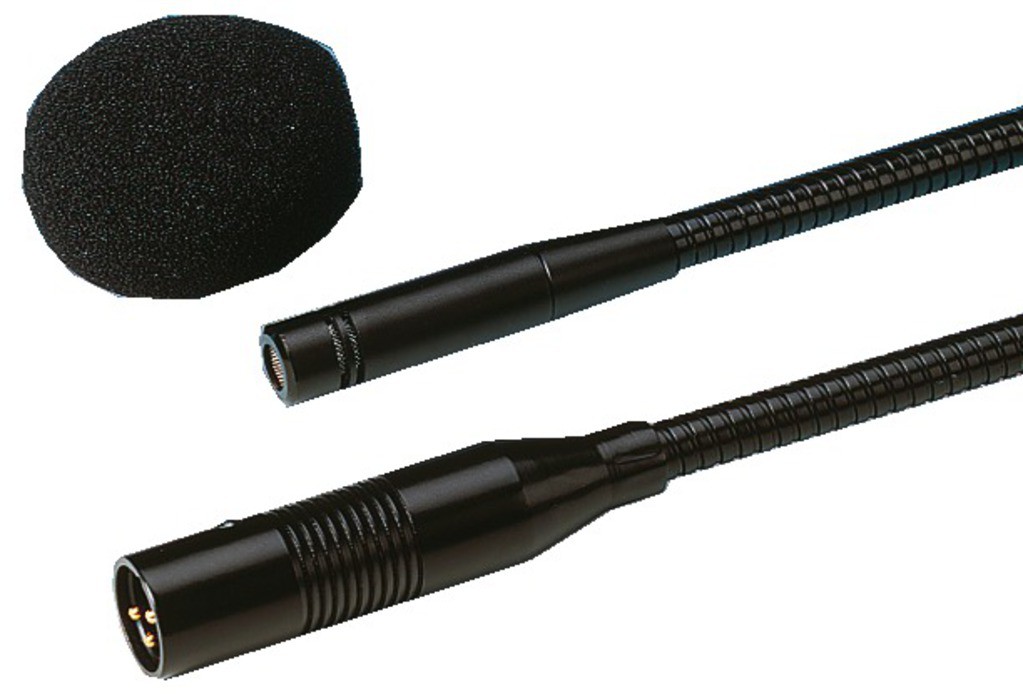 Monacor EMG-500P - mikrofon elektretowy na gesiej szyi