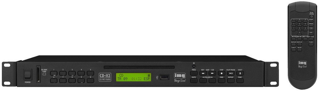 IMG Stage Line CD-112 - odtwarzacz CD / MP3 / USB / SD / MMC