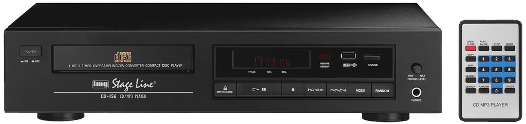 IMG Stage Line CD-156 - odtwarzacz cd/mp3 stereo