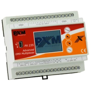 PXM PX235 Advanced DMX Multiplexer - konwerter sygnału analogowego do DMX
