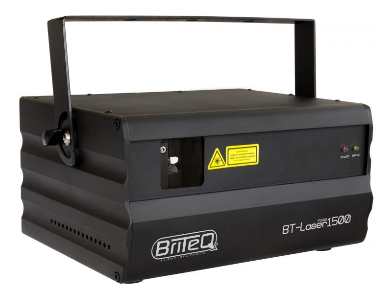 Briteq BT-LASER1500 RGB - laser DMX / ILDA / SD