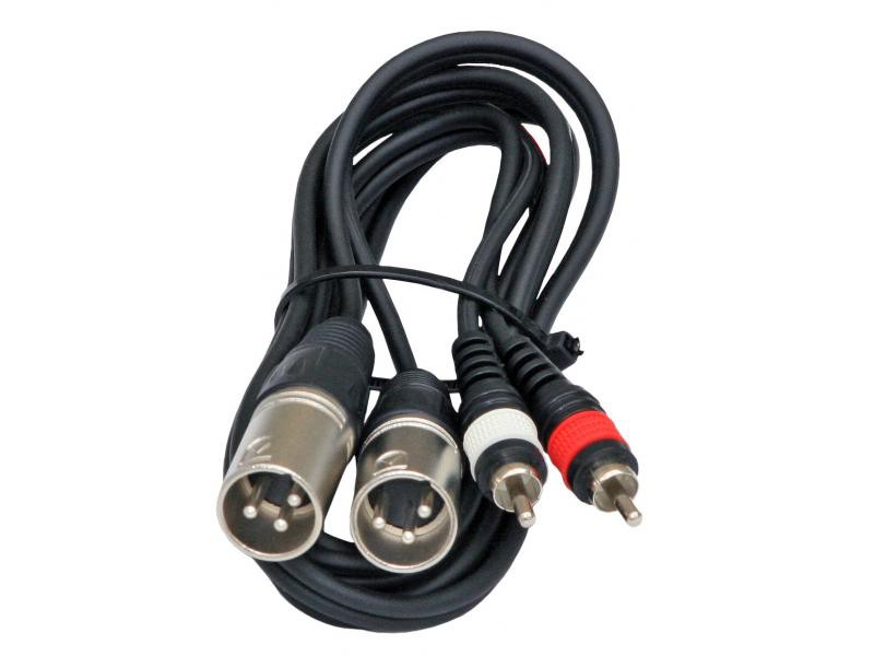 JB Systems RCA - XLRM 1,5 m - kabel audio (1,5m)