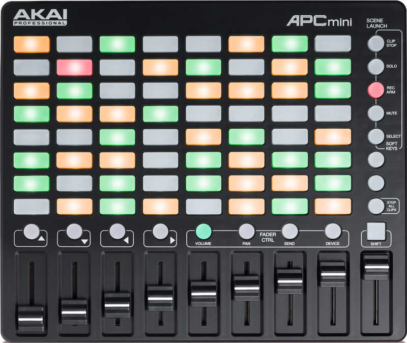 AKAI APC MINI - kontroler MIDI / klawiatura sterująca