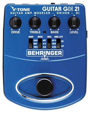 Behringer V-TONE GUITAR DRIVER DI GDI21 - efekt gitarowy