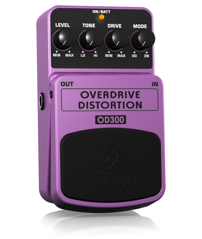 Behringer OVERDRIVE/DISTORTION OD300 - efekt gitarowy Behringer OVERDRIVE/DISTORTION OD300 - efekt gitarowy