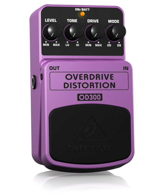 Behringer OVERDRIVE/DISTORTION OD300 - efekt gitarowy