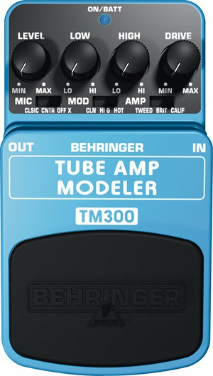 Behringer  TUBE AMP MODELER TM300 - efekt gitarowy