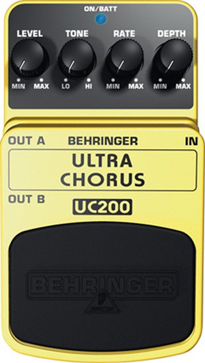 Behringer ULTRA CHORUS UC200 - efekt gitarowy Behringer ULTRA CHORUS UC200 - efekt gitarowy