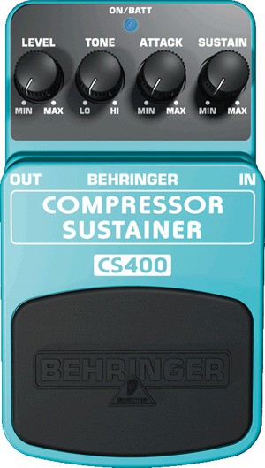 Behringer COMPRESSOR/SUSTAINER CS400 - efekt gitarowy