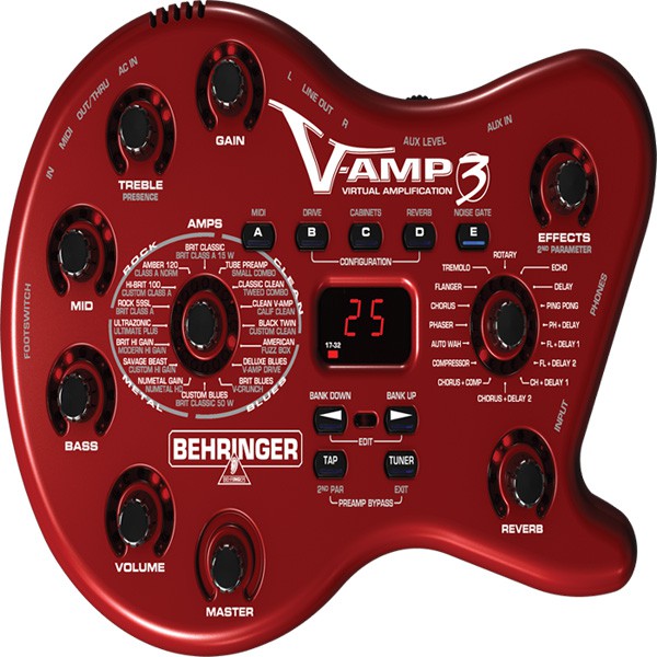 Behringer V-AMP3 - multiefekt gitarowy z interfejsem USB Behringer V-AMP3 - multiefekt gitarowy z interfejsem USB