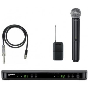 Shure BLX1288E/SM58 - system bezprzewodowy podwójny + statyw GRATIS