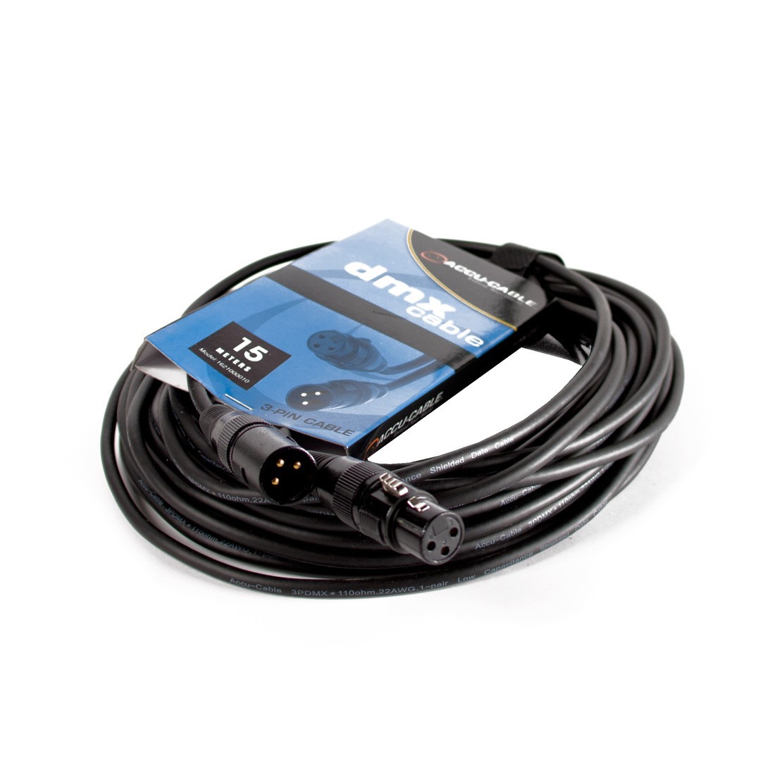 Accu-Cable AC-DMX3/15 - kabel oświetleniowy DMX (15m)