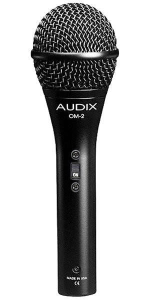 Audix OM2s - mikrofon dynamiczny z wyłącznikiem