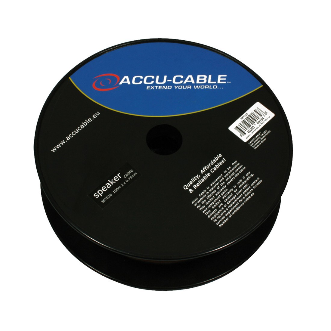 Accu-Cable AC-SC2-0,75/100R - kabel głośnikowy (1m)