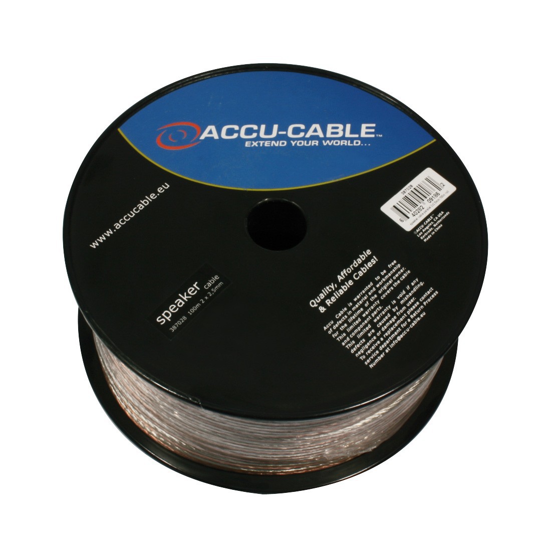 Accu-Cable AC-SC2-2,5/100R-T - kabel głośnikowy (1m) Accu-Cable AC-SC2-2,5/100R-T - kabel głośnikowy (1m)