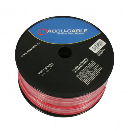 Accu-Cable AC-MC/100R-R - kabel mikrofonowy (1m)