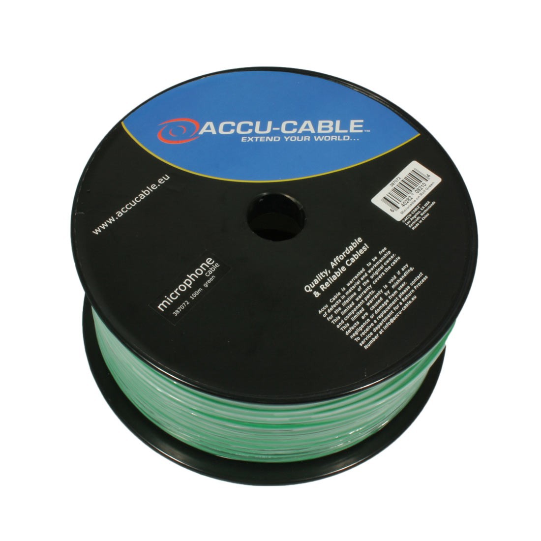 Accu-Cable AC-MC/100R-G - kabel mikrofonowy (1m) Accu-Cable AC-MC/100R-G - kabel mikrofonowy (1m)