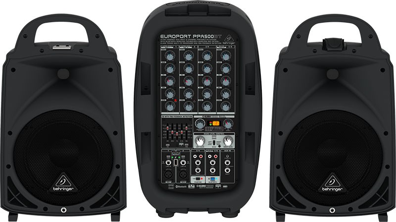Behringer PPA500BT - przenośny zestaw nagłośnieniowy z bluetooth Behringer PPA500BT - przenośny zestaw nagłośnieniowy z bluetooth