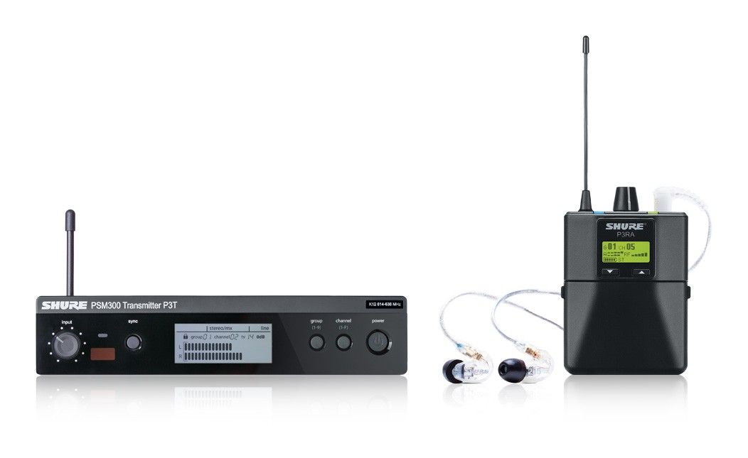 Shure PSM 300 PREMIUM - system bezprzewodowy douszny Shure PSM 300 (P3TRA215CL) - system bezprzewodowy douszny