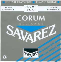 SAVAREZ SA 500 AJ seria CORUM i ALLIANCE - struny do gitary klasycznej SAVAREZ SA 500 AJ seria CORUM i ALLIANCE - struny do gitary klasycznej
