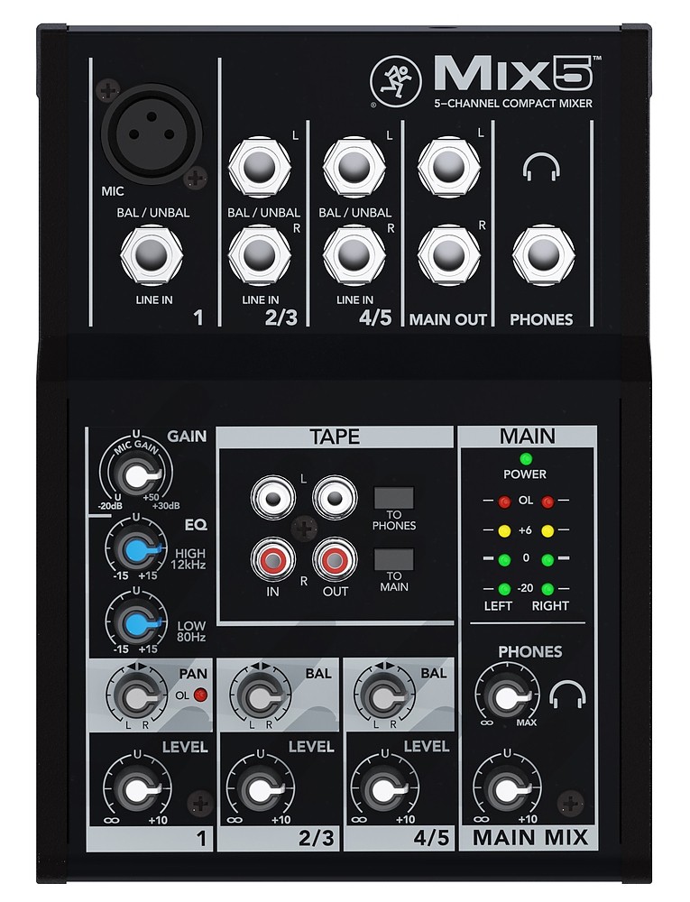 Mackie MIX 5 - mikser audio Mackie MIX 5 - mikser audio