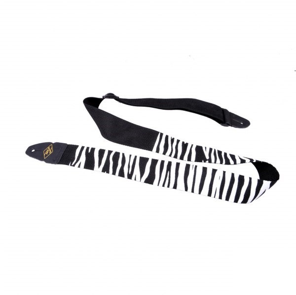 CANTO PS4 Logo Zebra - pas do gitary skórzany CANTO PS4 Logo Zebra - pas do gitary skórzany