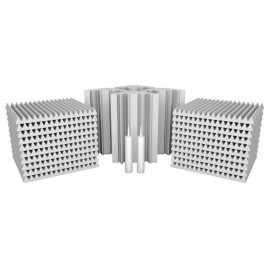 UN AC Mercury-3 Room Kit Basotect, biały - zestaw paneli akustycznych