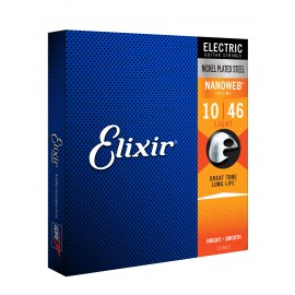 Elixir 12052 - struny do gitary elektrycznej NanoWeb 10-46