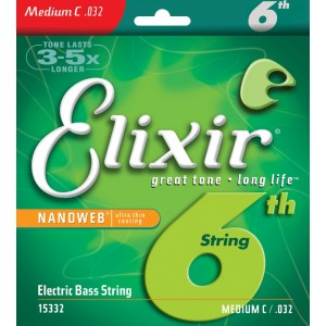 Elixir 15332 - struna basowa pojedyncza NanoWeb 032