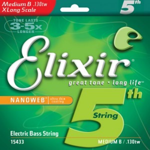 Elixir 15433 - struna pojedyncza do gitary basowej NanoWeb 130XL TW