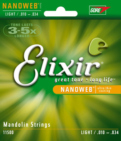 Elixir 11500 - struny do mandoliny 10-34 Elixir 11500 - struny do mandoliny 10-34
