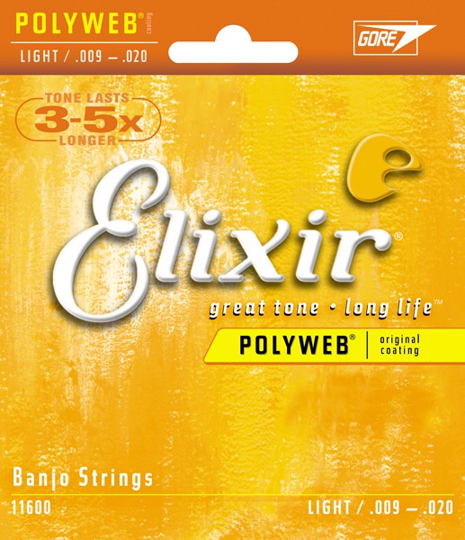 Elixir 11600 - struny do banjo Light