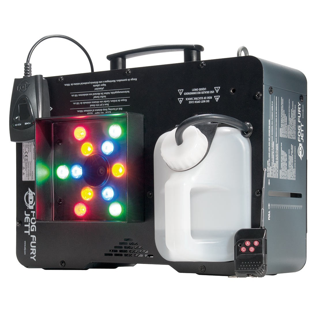American DJ Fog Fury Jett - wytwornica dymu z diodami LED ADJ Fog Fury Jett - wytwornica dymu z diodami LED