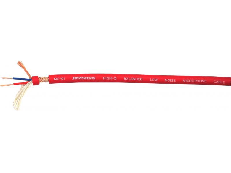JB Systems MC-01 Red - kabel mikrofonowy JB Systems MC-01 Red - kabel mikrofonowy
