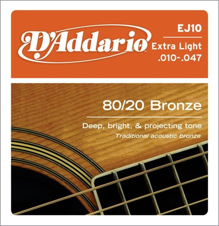 D'ADDARIO EJ10 - struny do gitary akustycznej