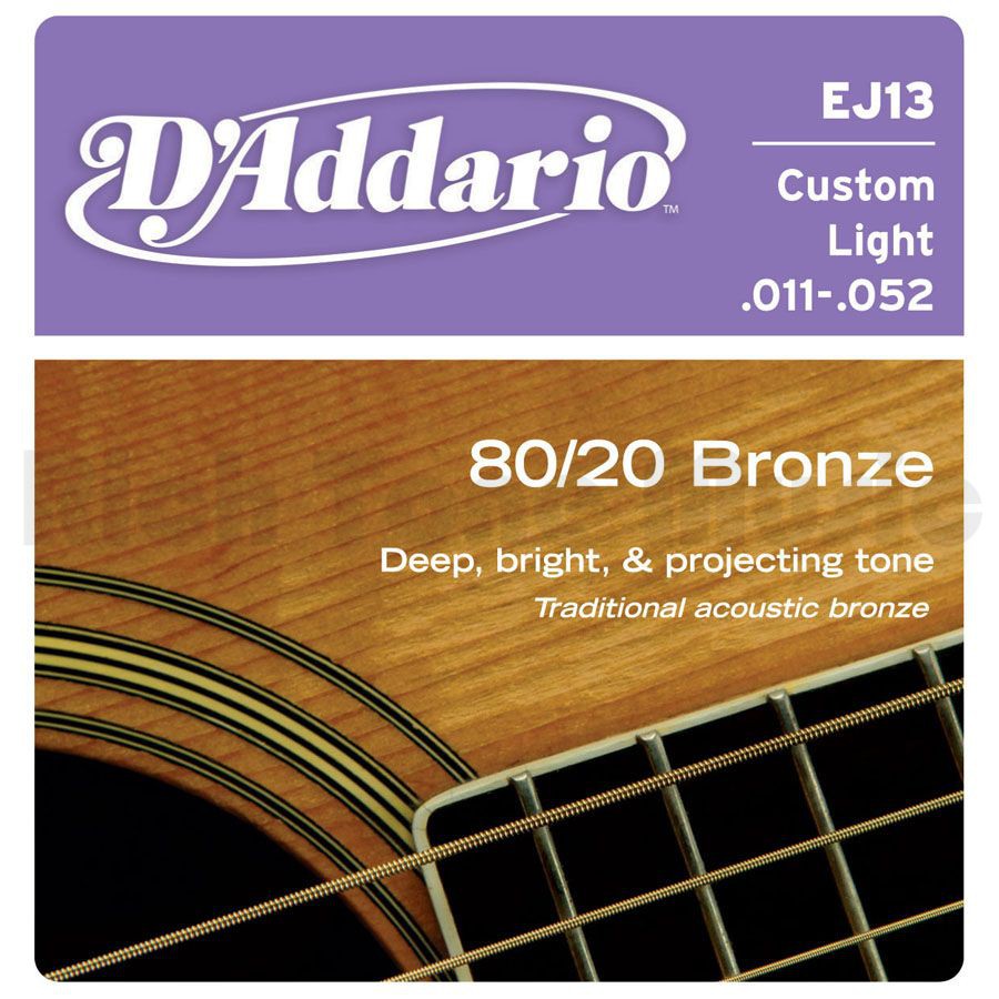 D'ADDARIO EJ13 - struny do gitary akustycznej D'ADDARIO EJ13 - struny do gitary akustycznej