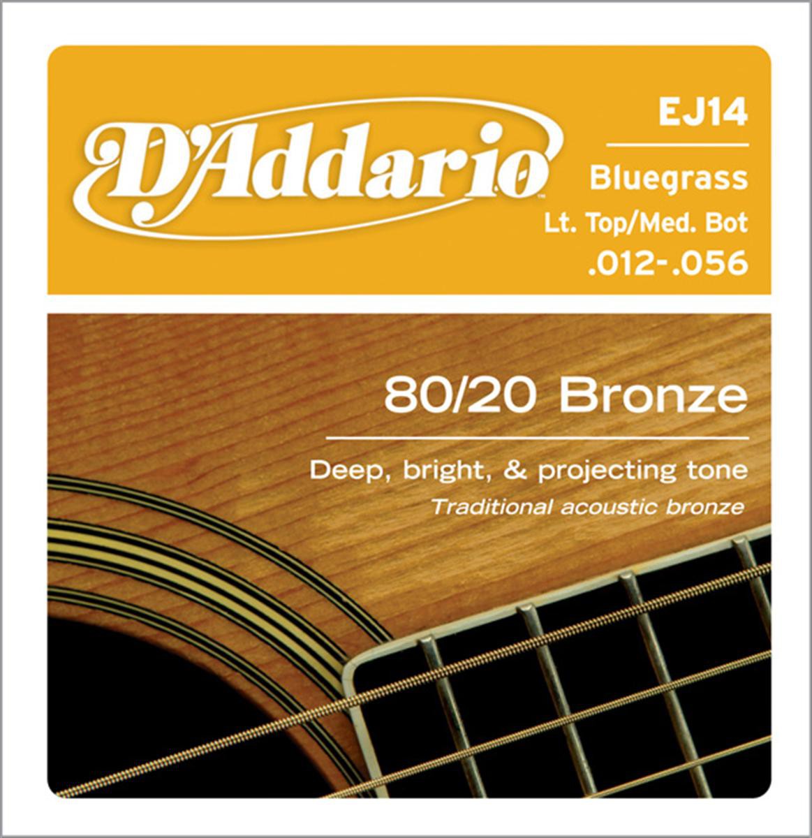 D'ADDARIO EJ14 - struny do gitary akustycznej D'ADDARIO EJ14 - struny do gitary akustycznej