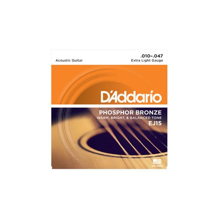 D'ADDARIO EJ15 - struny do gitary akustycznej