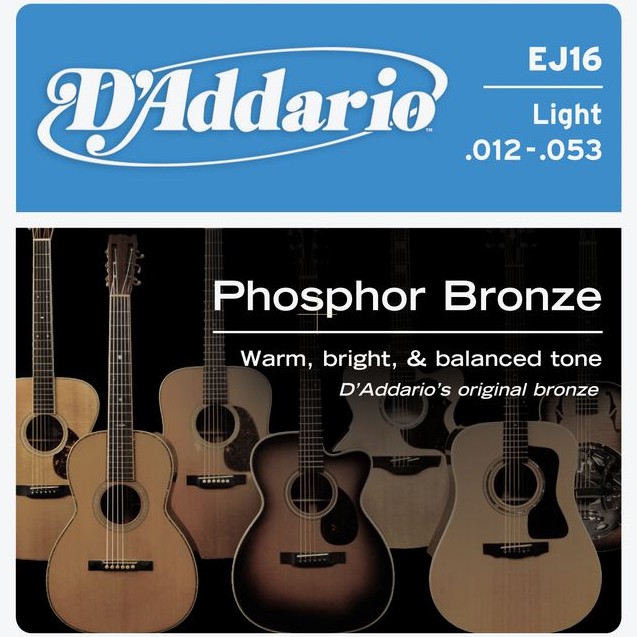 D'ADDARIO EJ16 - struny do gitary akustycznej D'ADDARIO EJ16 - struny do gitary akustycznej
