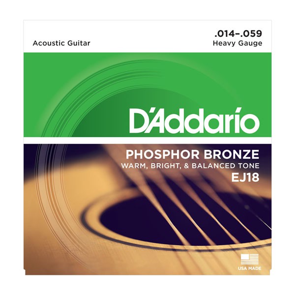 D'ADDARIO EJ18 - struny do gitary akustycznej D'ADDARIO EJ18 - struny do gitary akustycznej